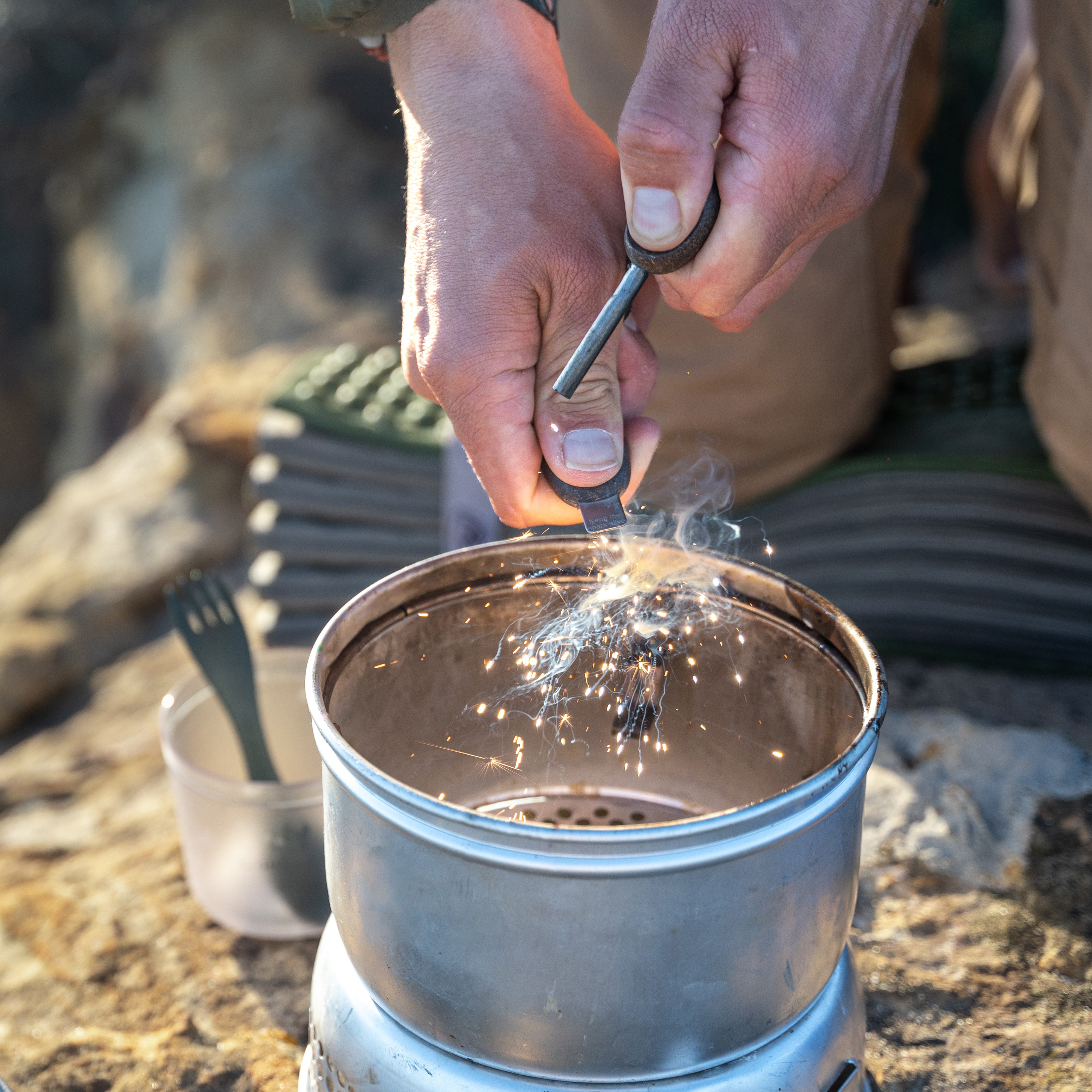 Swedish FireSteel scout 2in1