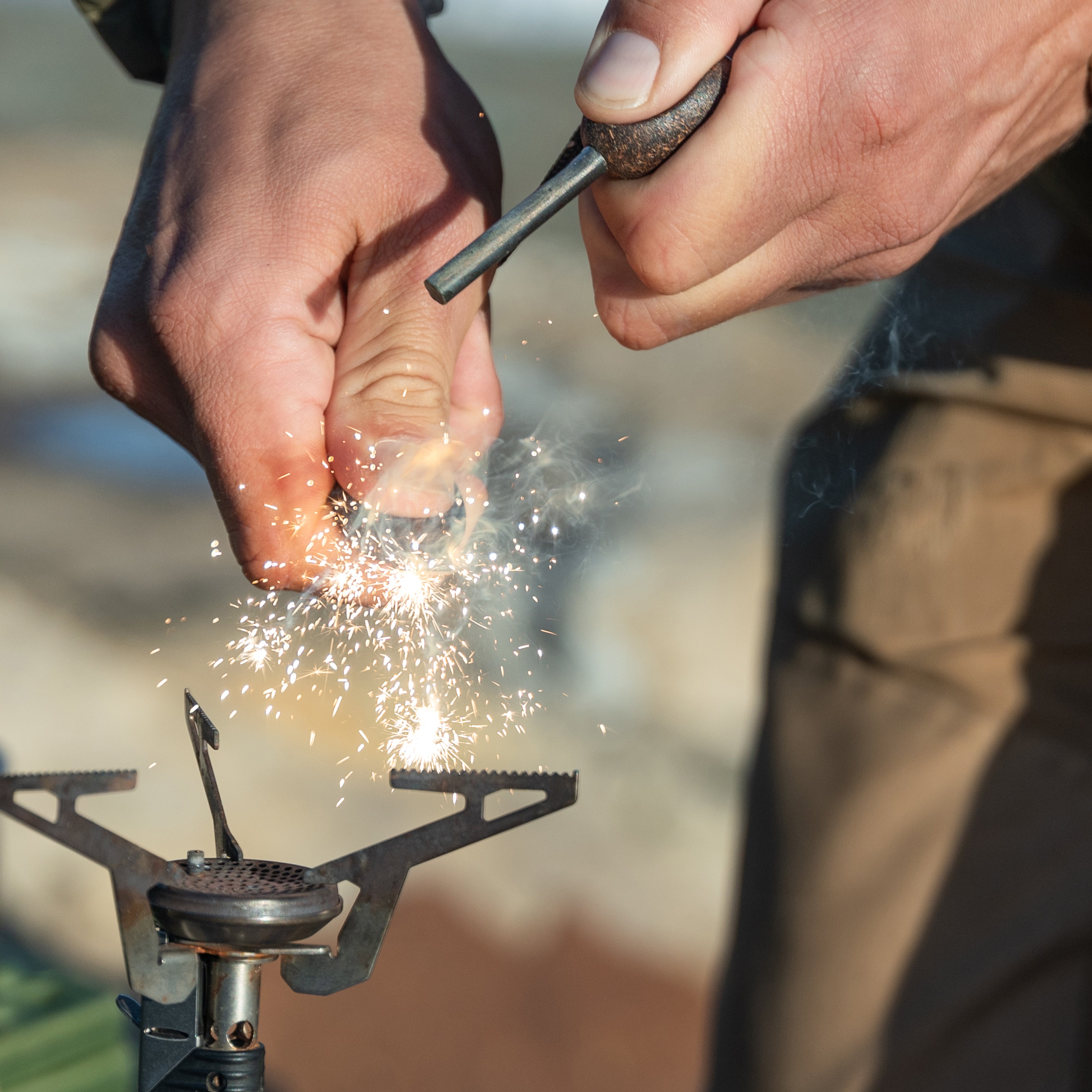 Swedish FireSteel army 2in1