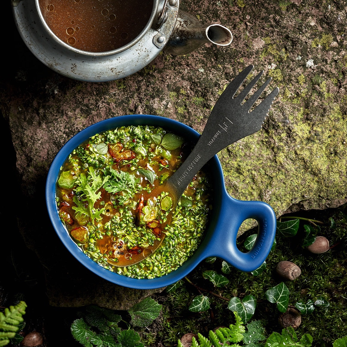 Swedish Spork Kit titanium